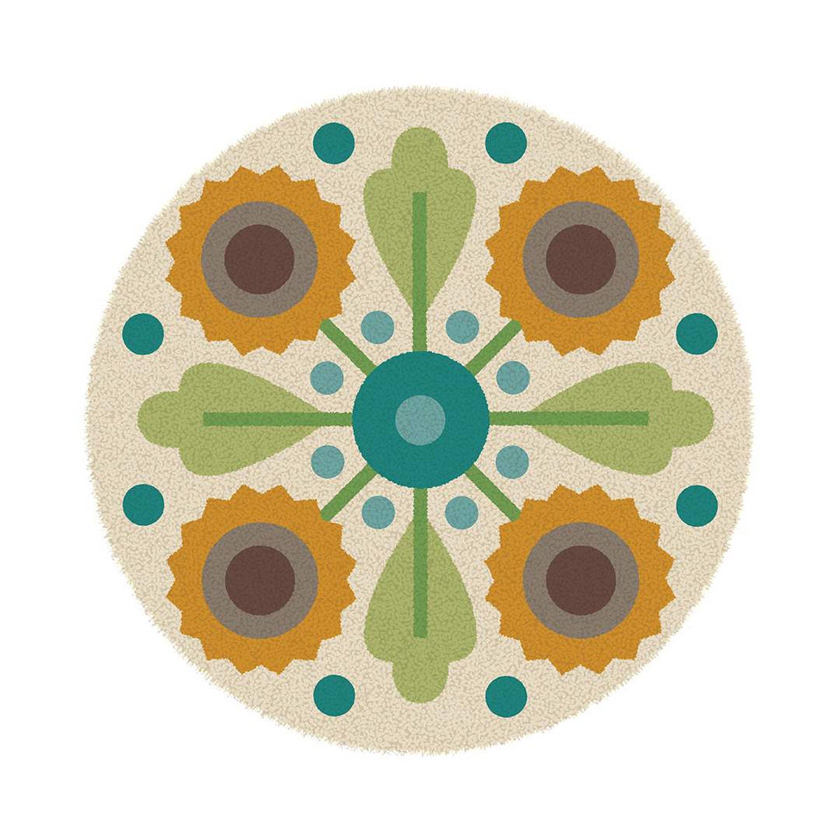 Image of the sunflower circle project from the Autumn Punch Needle Pattern by Lori Holt for Riley Blake Designs.
Cute Little Fabric Shop