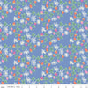 Image of the Chloe Strawberries Blue quilting cotton fabric by Rachel Erickson for Riley Blake Designs. Image features scattered flowers, strawberries, and clovers on a blue background.
Cute Little Fabric Shop