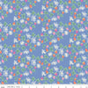 Image of the Chloe Strawberries Blue quilting cotton fabric by Rachel Erickson for Riley Blake Designs. Image features scattered flowers, strawberries, and clovers on a blue background.
Cute Little Fabric Shop