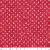 Image of the Home Town Holiday Christmas Berry quilting cotton fabric by Riley Blake Designs. Features tone-on-tone Christmas-themed icons on a berry red background.
Cute Little Fabric Shop