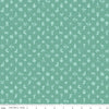 Image of the Home Town Holiday Christmas Sea Glass quilting cotton fabric by Riley Blake Designs. Features tone-on-tone Christmas-themed icons on a green teal background.
Cute Little Fabric Shop