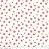 Image of the Christmas Wishes Snowflakes Cloud quilting cotton fabric by Riley Blake Designs. Features scattered snowflakes on a cream background. 
Cute Little Fabric Shop