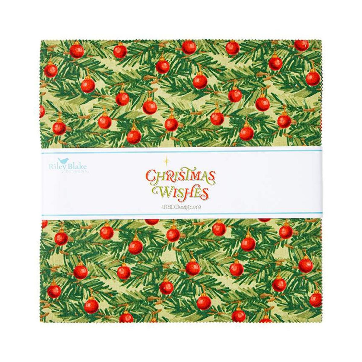 Image of the Christmas Wishes 10" Stacker. 
Cute Little Fabric Shop