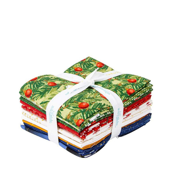 Image of the Christmas Wishes Fat Quarter Bundle by Riley Blake Designs. 
Cute Little Fabric Shop