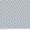 Image of the Serenity Blues Tiny Floral Gray quilting cotton fabric by Gerri Robinson for Riley Blake Designs. Features scattered blossoms and sprigs of leaves on a light gray background. 
Cute Little Fabric Shop