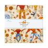 Image of the Bittersweet Farm 10" Stacker quilting cotton fabric by Riley Blake Designs. Features fall themed fabric with scarecrows, sunflowers, and more. 
Cute Little Fabric Shop