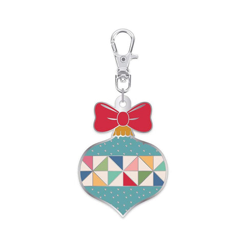 Image of the Lori Holt Enamel Happy Charm™ Ornament by Riley Blake Designs. Features a blue, orange, and red ornament charm.
Cute Little Fabric Shop