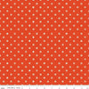 Image of the Press On Ironing Board Red quilting cotton fabric by J. Wecker Frisch for Riley Blake Designs. Features an array of dots on a red background. 
Cute Little Fabric Shop
