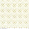 Image of the Stay Wild Baptist Fan Cream quilting cotton fabric by Amanda Niederhauser by Riley Blake Designs. Features  a scalloped pattern with a flower on a cream white background. 
Cute Little Fabric Shop