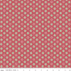Image of the Home Town Holiday Snowflake Riley Red quilting cotton fabric by Riley Blake Designs. Features snowflakes on a tiny dotted background on a red background
Cute Little Fabric Shop