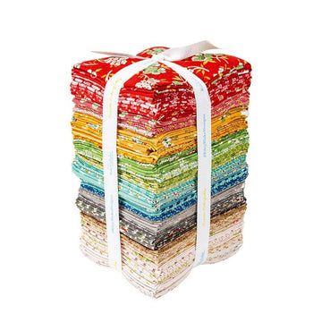 Image of the Home Town Holiday Fat Quarter Bundle quilting cotton fabric by Riley Blake Designs. 
Cute Little Fabric Shop