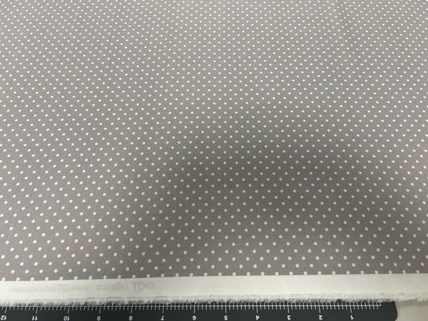 Dots and Stripes and More Mini Dot 28891 K Gray - QT Fabrics - Polka Dots Dotted - Quilting Cotton Fabric