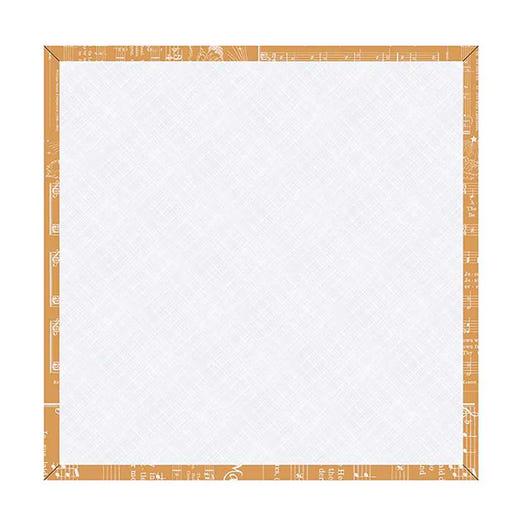 Image of the Cider Design Board 14&quot; by Riley Blake Designs. Features a square design board with a gold brown border color on the outside. 
Cute Little Fabric Shop