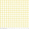 Image of the 100 Aker Woods Picnic Plaid White quilting cotton fabric by Jill Howarth for Riley Blake Designs. Features a large plaid yellow grid on a white grid.
Cute Little Fabric Shop