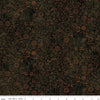 Image of the Bittersweet Farm Icons Midnight quilting cotton fabric by Riley Blake Designs. Features line-drawn fall icons, such as pumpkins, turkeys, sunflowers, acorns, and scarecrows, on a textured black background. 
Cute Little Fabric Shop