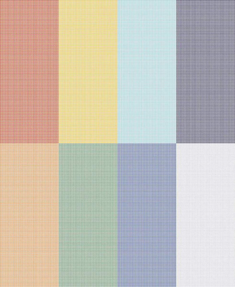 Image of the Always in Season Gingham Fat Eighth Panel Multi quilting cotton fabric by American Jane for Riley Blake Designs. Features 8 fat eighth squares. 
Cute Little Fabric Shop