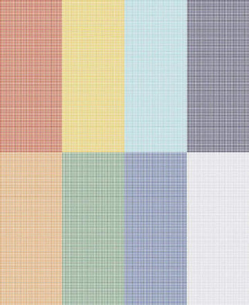 Image of the Always in Season Gingham Fat Eighth Panel Multi quilting cotton fabric by American Jane for Riley Blake Designs. Features 8 fat eighth squares. 
Cute Little Fabric Shop
