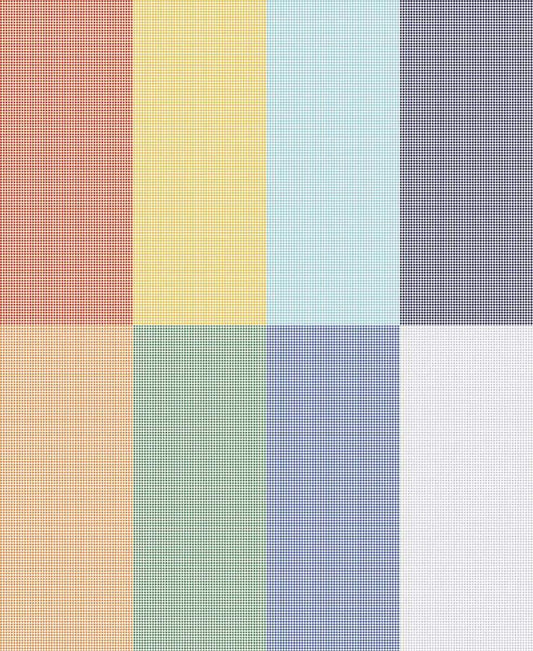 Image of the Always in Season Gingham Fat Eighth Panel Multi quilting cotton fabric by American Jane for Riley Blake Designs. Features 8 fat eighth squares. 
Cute Little Fabric Shop