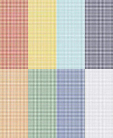 Image of the Always in Season Gingham Fat Eighth Panel Multi quilting cotton fabric by American Jane for Riley Blake Designs. Features 8 fat eighth squares. 
Cute Little Fabric Shop