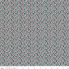 Image of the Mansfield Park Edmund quilting cotton fabric by Riley Blake Designs. Features  abstract shapes on a light blue background. 
Cute Little Fabric Shop