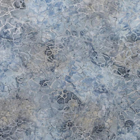 Image of the Expressions Batiks Breathe Slate quilting cotton fabric by Riley Blake Designs. Features abstract water patterns on a blue grey background. 
Cute Little Fabric Shop