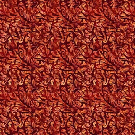 Image of the Wizards and Warriors Flame Geo Rust quilting cotton from QT Fabrics. Features abstract sharp shapes on a red orange background.
Cute Little Fabric Shop