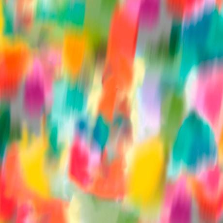 Image of the Tree Dance Abstract Wide Abstract fabric. Features colorful paint spots in every color. 
Cute Little Fabric Shop