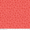 Image of the Stay Wild Tone-on-Tone Rouge quilting cotton fabric by Amanda Niederhauser by Riley Blake Designs. Features tone-on-tone blossoms on a pink orange background. 
Cute Little Fabric Shop