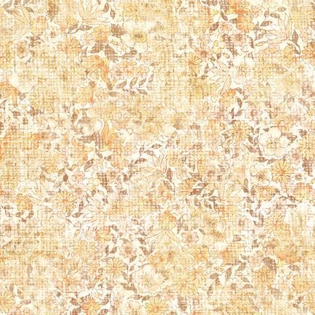 Image of the Queen Bee Textured Floral Peach quilting cotton fabric by QT Fabrics. Features clusters of flowers on a textured light cream background. 
Cute Little Fabric Shop