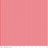 SALE Red & White 1/8 Eighth Inch Stripe - Riley Blake Designs - Patriotic Independence - Quilting Cotton Fabric