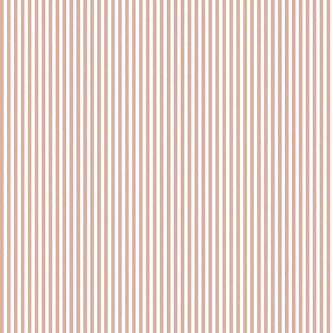 28" End of Bolt - SALE Small Stripe SPARKLE Rose Gold by Riley Blake Designs - Metallic White Pin Stripe - Quilting Cotton Fabric