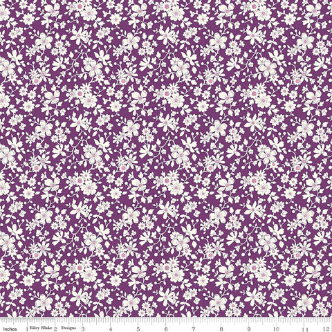 SALE Flower Show Botanical Jewel Maddsie Silhouette B 01666816B - Riley Blake - Floral Flowers - Liberty Fabrics - Quilting Cotton Fabric