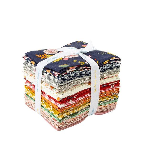 SALE BloomBerry Fat Quarter Bundle 24 pieces - Riley Blake Designs - Pre cut Precut - Floral - Quilting Cotton Fabric