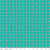 Image of the Vintage Happy 2 Tulips Vivid quilting cotton fabric by Lori Holt for Riley Blake Designs. Features a geometric pattern with circles encasing tulips. 
Cute Little Fabric Shop