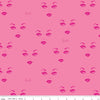 22" End of Bolt - SALE Barbie Faces C9731 Pink - Official Licensed Product - Tone on Tone Barbie Doll - Quilting Cotton Fabric