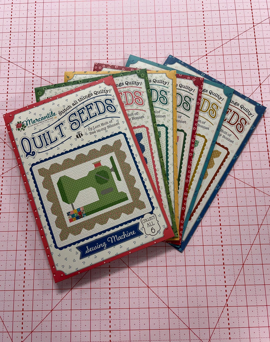 SALE Quilt Seeds Mercantile PATTERN Set of All 6 - Lori Holt - Riley Blake - Bundle - Instructions Only - Paper Pattern Included