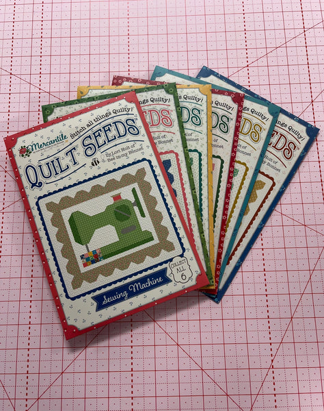 SALE Quilt Seeds Mercantile PATTERN Set of All 6 by Lori Holt - Riley Blake - Bundle - Instructions Only - Paper Pattern Included