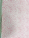 25" End of Bolt - CLEARANCE KNIT Spots K10432 White - Riley Blake Designs - Jersey KNIT Cotton Stretch Fabric
