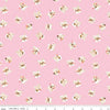 Image of the 100 Aker Woods Pooh Brain Pink quilting cotton fabric by Jill Howarth for Riley Blake Designs. Features tossed Winnie the Pooh heads on a pink background.
Cute Little Fabric Shop