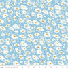 Image of the Always in Season Daisy Sky quilting cotton fabric by American Jane for Riley Blake Designs. Features scattered daisies on a light blue background. 
Cute Little Fabric Shop