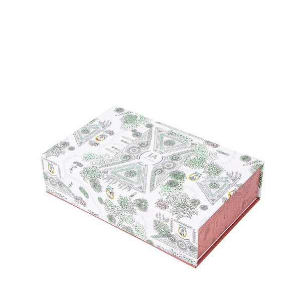 Image of the Flora from Mansfield Park Runner Boxed Kit for Riley Blake Designs. Official Licensed Product. Features the landscape map on the outside of the box. 
Cute Little Fabric Shop