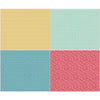 Image of the Vintage Happy 2 Fat Quarter Panel Two quilting cotton fabric by Lori Holt for Riley Blake Designs. Features 4 different fat quarters. Panel size is 36 inches x 43 inches. 
Cute Little Fabric Shop