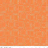 Image of the Bee Basics TV Orange quilting cotton by Lori Holt for Riley Blake Designs. Features line drawings of vintage TV's on an orange background. 
Cute Little Fabric Shop