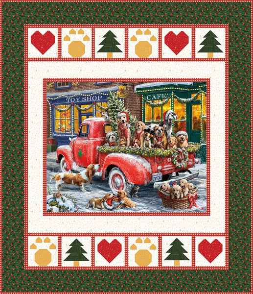 Heart of Christmas Quilt Kit Christmas wishes by Riley Blake Designers - Riley Blake - Pattern Fabric -  - Quilting Cotton