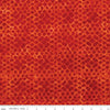 Image of the Expressions Batiks Halloween Expressions Desire quilting cotton fabric by Riley Blake Designs. Features a scale pattern on a red background. 
Cute Little Fabric Shop