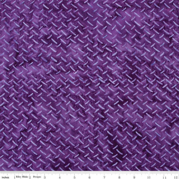 Image of the Expressions Batiks Halloween Expressions Thistle quilting cotton by Riley Blake Designs. Features diagonal dashes on an purple background.
Cute Little Fabric Shop