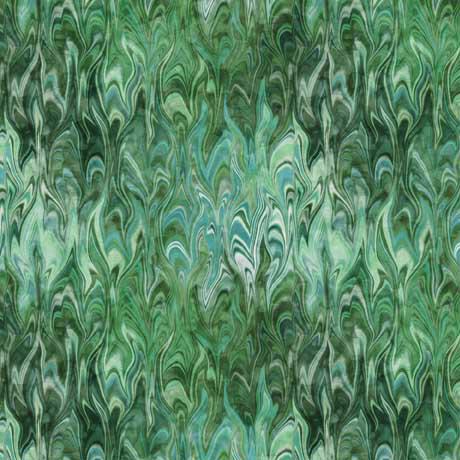 Image of the Eye of the Tiger Marble Green quilting cotton fabric by Morris Creative Group for QT Fabrics. Features an abstract marble pattern in green. 
Cute Little Fabric Shop