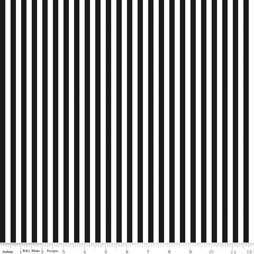 SALE Black and White 1/4 Quarter Inch Stripe by Riley Blake Designs - – Cute Little Fabric Shop sale-black-and-white-1-4-quarter-inch-stripe-by-riley-blake-designs-cute-little-fabric-shop