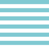 27" End of Bolt - KNIT Aqua & White 1" One Inch Stripe K540 - Riley Blake Designs - Jersey KNIT Cotton Stretch Fabric