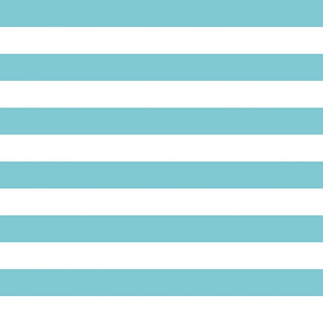 26" End of Bolt - KNIT Aqua & White 1" One Inch Stripe K540 - Riley Blake Designs - Jersey KNIT Cotton Stretch Fabric